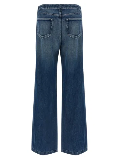 L'agence Scottie High Rise Wide Leg Jeans Marvista In Blue
