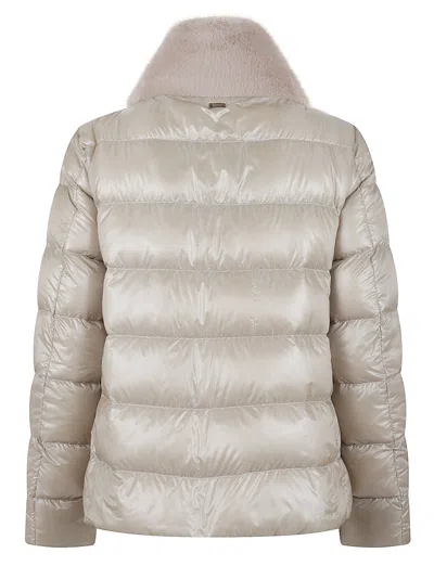 Herno Padded Jacket In Animal Print