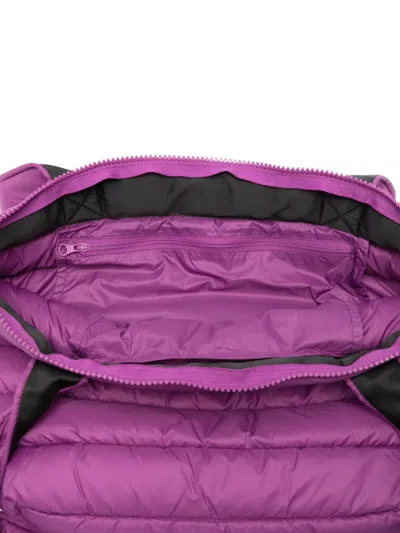 Save The Duck Quilted Tote Bag In Purple