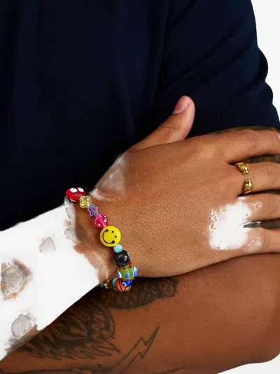 Nialaya Jewelry Happy Life Pearl Beaded Bracelet In Multi