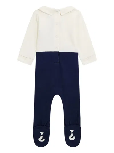 Guess Baby Boys Brushed Interlock Coverall In Blue