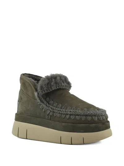 Mou Bounce Welt Sneakers In Green