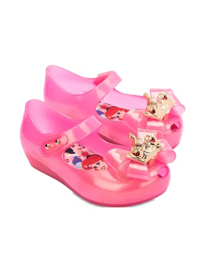 Melissa X Disney Ultragirl Princess Ballerinas In Pink
