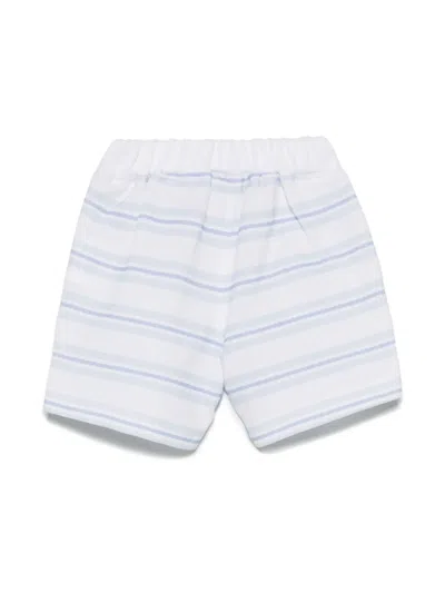 Patachou Striped Shorts In White