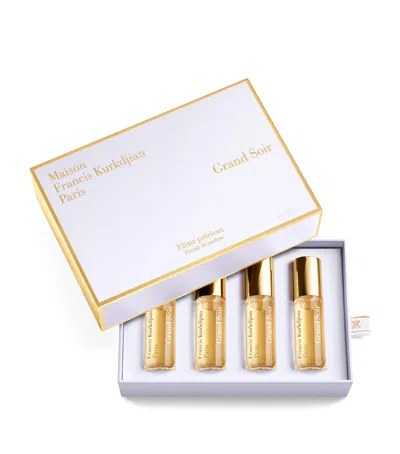 Maison Francis Kurkdjian Grand Soir Precious Elixirs Extrait De Parfum Set In Multi