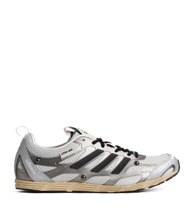 Adidas Originals Adidas X Wales Bonner X Sftm Adizero Panelled Mesh Sneakers In Gray