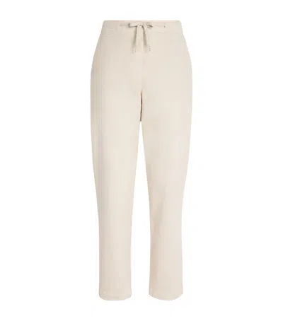 Eleventy Cotton-blend Drawstring Trousers In Neutral