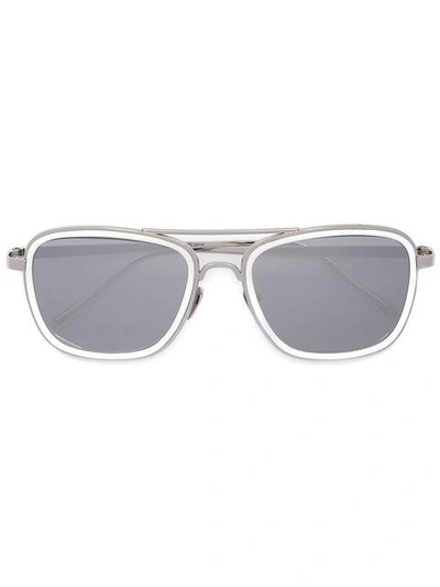 Shop Linda Farrow Square Frame Sunglasses