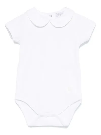 Patachou Peter Pan-collar Body In White