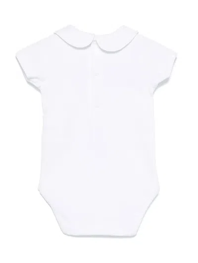 Patachou Peter Pan-collar Body In White