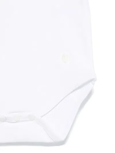 Patachou Peter Pan-collar Body In White