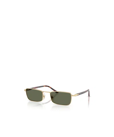 Persol Square Frame Sunglasses In Gold