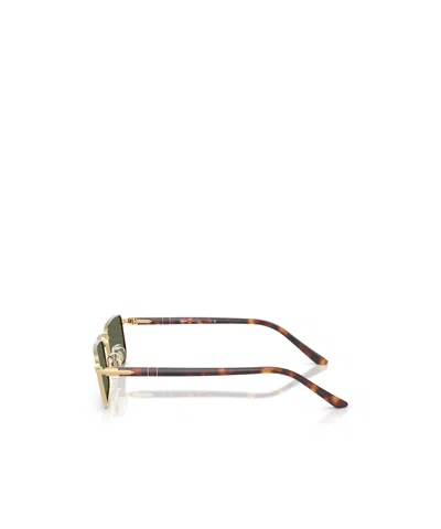 Persol Square Frame Sunglasses In Gold