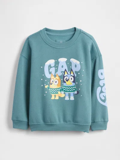 Gap Baby & Toddler Vintagesoft Bluey Graphic Sweatshirt In Green