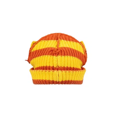 Charles Jeffrey Loverboy Chunky Ears Beanie In Yellow
