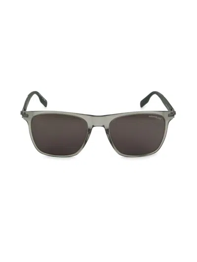 Montblanc Women's 55mm Solid Lens Square Plastic Sunglasses In Brown