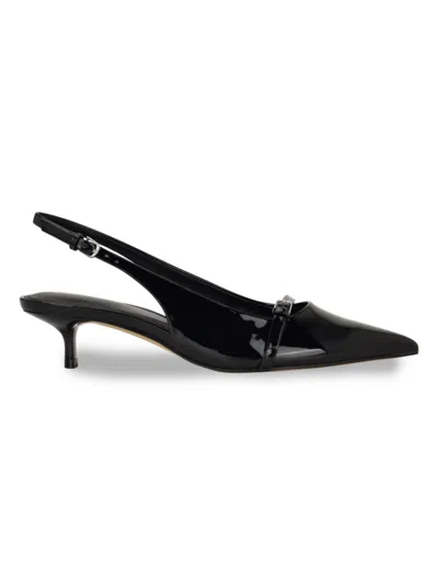 Calvin Klein Women's Simira 37mm Kitten Heel Slingback Pumps In Black