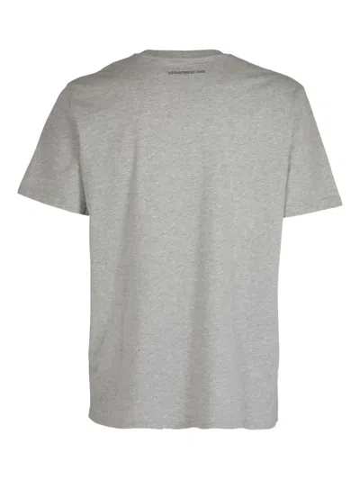 Department Five Cotton T-shirt In Gray