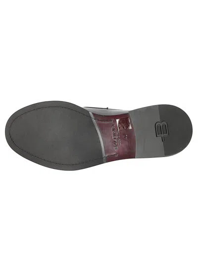 Baldinini Leather Loafers In Black