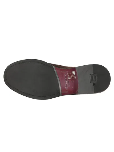 Baldinini Suede Loafers In Brown