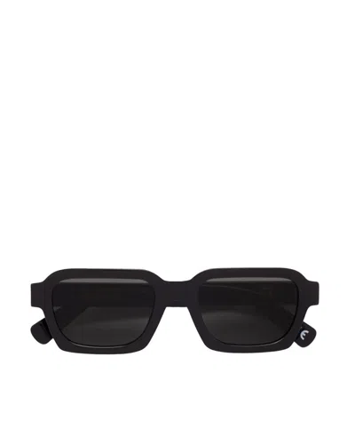 Retrosuperfuture Rectangular Frame Sunglasses In Black