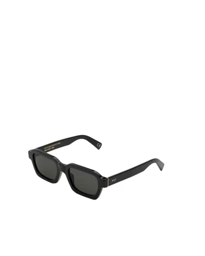 Retrosuperfuture Rectangular Frame Sunglasses In Black