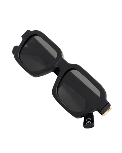 Retrosuperfuture Rectangular Frame Sunglasses In Black