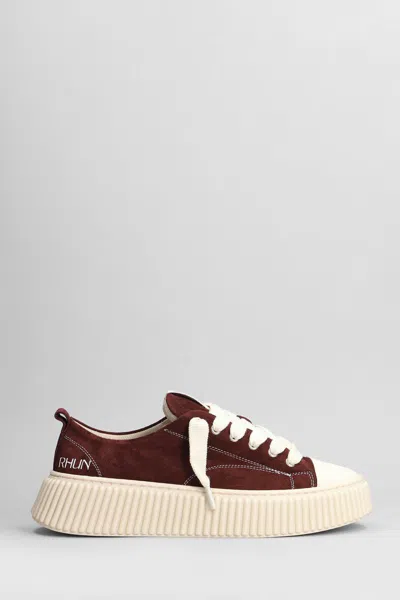 Rhun Sneakers In Burgundy