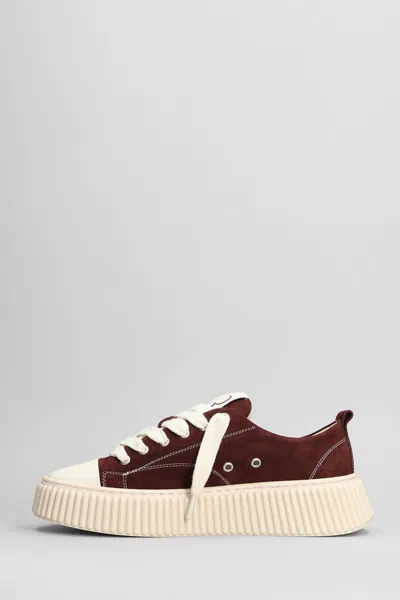 Rhun Sneakers In Burgundy