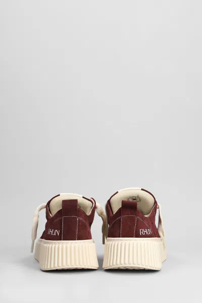 Rhun Sneakers In Burgundy