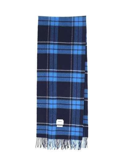 Ader Error Faylen Muffler Wool Scarf In Blue