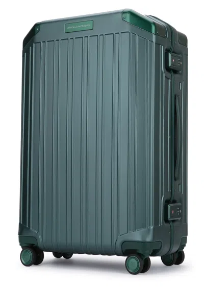 Piquadro Hard Shell Travel Trolley With Four Wheels