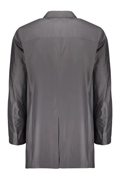 Moorer Elegant Grey Jacket With Button Closure In Gray