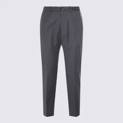 Nine In The Morning Buttoned Trousers In Gray