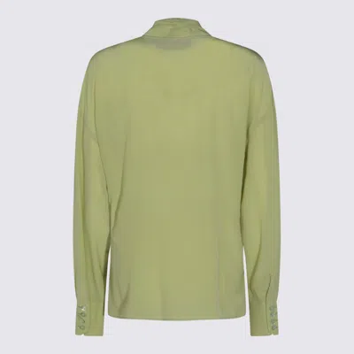 Gucci Long-sleeved Shirt In Green