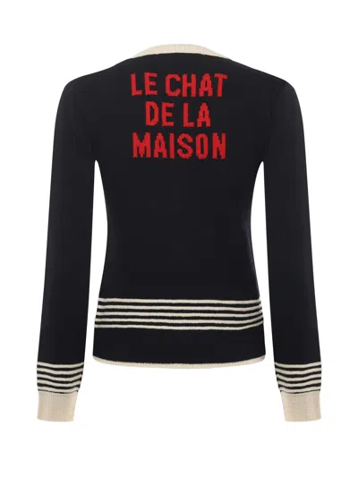 Valentino Le Chat De La Maison Sweater In Multi