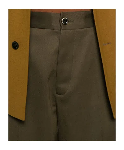 Nine In The Morning Wide-leg Trousers In Green