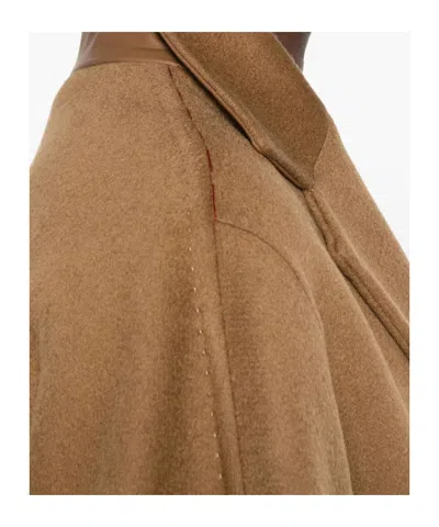 Max Mara Coats Brown In Brown