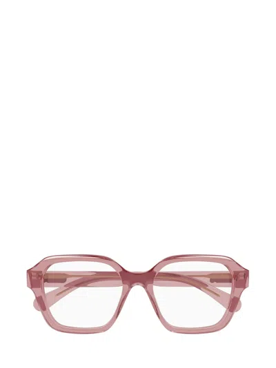 Chloé Eyewear Square Frame Glasses In Pink