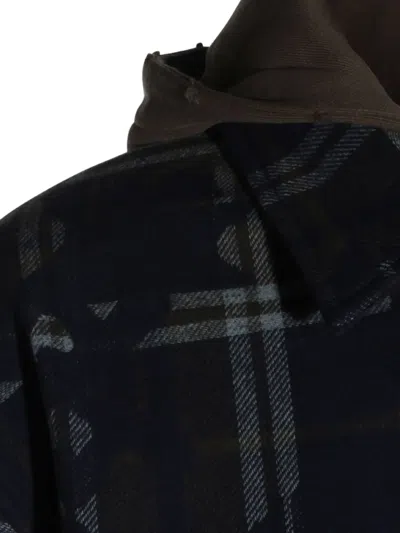 Daily Paper Blue Cotton Shirt In Black