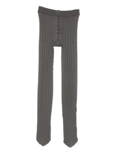 Falke Textured Tights In Gray