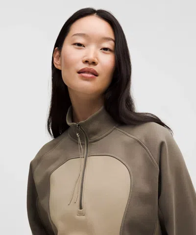 Lululemon Cotton Fleece Relaxed-fit Half Zip