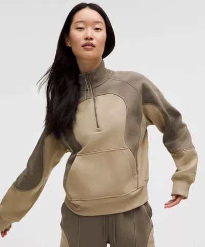 Lululemon Cotton Fleece Relaxed-fit Half Zip