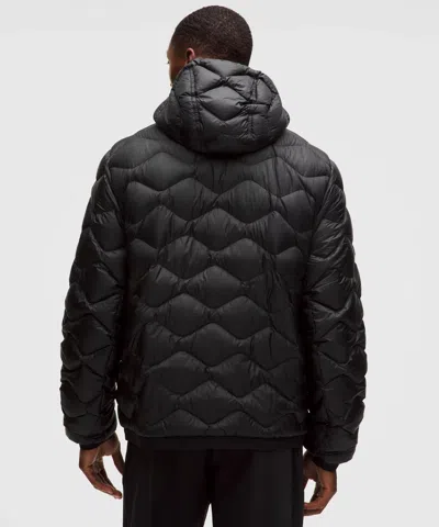 Lululemon Featherweight 900-down-fill Quilted Hooded Jacket In Black