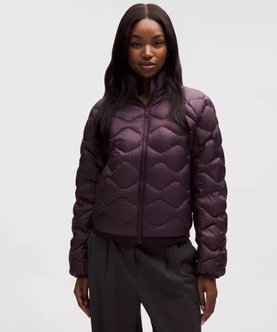 Lululemon Featherweight 900-down-fill Quilted Jacket In Purple