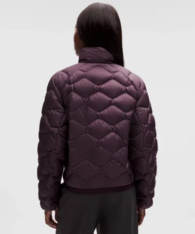 Lululemon Featherweight 900-down-fill Quilted Jacket In Purple