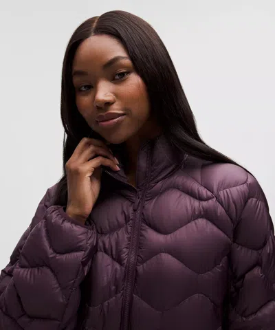 Lululemon Featherweight 900-down-fill Quilted Jacket In Purple