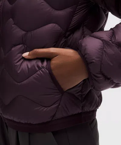 Lululemon Featherweight 900-down-fill Quilted Jacket In Purple