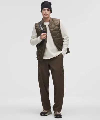 Lululemon Men's Featherweight 900-down-fill Quilted Vest In Green