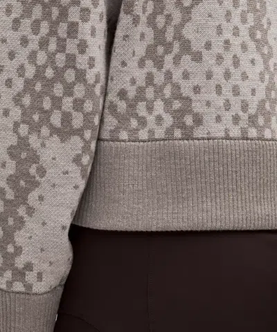 Lululemon Merino Wool Half Zip In Gray